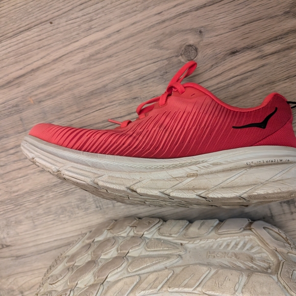 Hoka Red Athletic Running Shoes - Picture 7 of 13